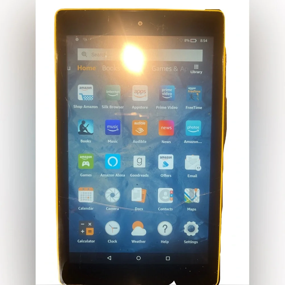 Amazon Vibrant Yellow Tablet